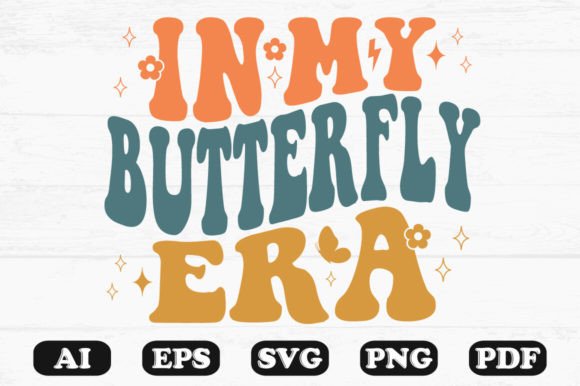 In My Butterfly Era Retro Wavy Svg T-sh