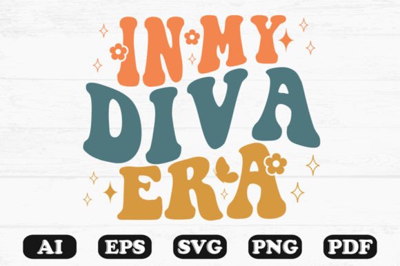 In My Diva Era Retro Wavy Svg T-shirt