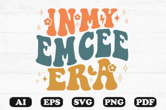 In My Emcee Era Retro Wavy Svg T-shirt