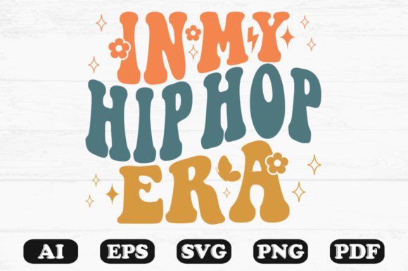 In My Hip Hop Era Retro Wavy Svg T-shirt