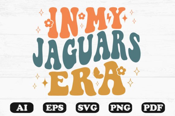 In My Jaguars Era Retro Wavy Svg T-shirt