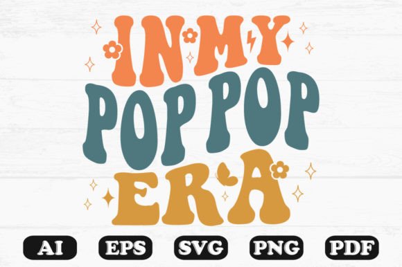 In My Pop Era Retro Wavy Svg T-shir