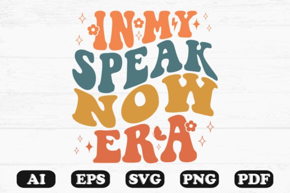 In My Speak Now Era Retro Wavy Svg