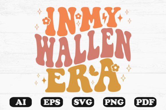 In My Wallen Era Retro Wavy Svg T-shirt